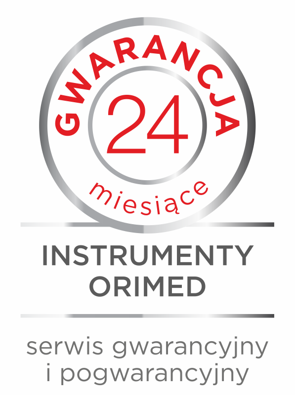 Instrumenty Orimed - gwarancja 24 miesiące