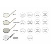 Rhodium mirrors 10+2 pcs