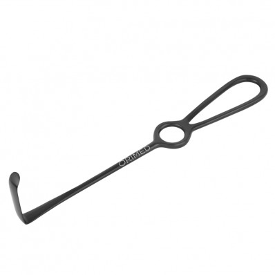 Retractor Langenbeck, black ceramic coated, 40 mm x 10 mm, L- 21 cm