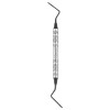 Root elevator Heidbrink, apexes of teeth, serrated, black ceramic coated, W- 2.0 mm, L -18 cm