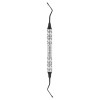 Bone curette Lucas, black ceramic coated, W- 2.0 mm x 2.0 mm, L- 18 cm