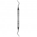 Bone curette Lucas, serrated, black ceramic coated, W- 2.0 mm x 2.0 mm, L- 18 cm