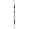 Bone curette Lucas, serrated, black ceramic coated, W- 2.0 mm x 2.0 mm, L- 18 cm