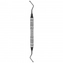 Bone curette Lucas, serrated, black ceramic coated, W- 2.5 mm x 2.5 mm, L- 18 cm