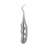 Root elevator Bein, with anatomic handle, left, W- 3 mm