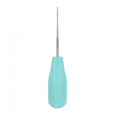 Luxator, straight, W- 1 mm, turquoise handle