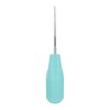 Luxator, straight, W- 1 mm, turquoise handle