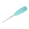 Luxator, straight, W- 1 mm, turquoise handle