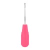 Luxator, curved, W- 3 mm, handle pink