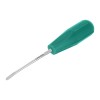 Luxator, outside curved, W- 5 mm, handle green