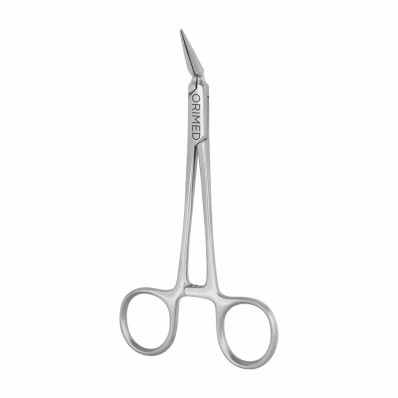 Broach removing pliers Stieglitz, curved, L- 13.5 cm