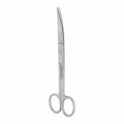 Sims scissors, sharp/blunt, curved, L- 16.5 cm