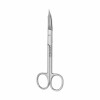 Goldmann-Fox scissors, sharp/sharp, curved, serrated, L- 13 cm