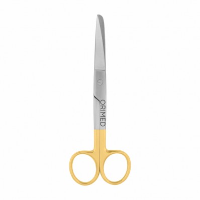 Sharp-blunt scissors with TC, straight - 14.5 cm