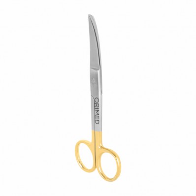 Sims scissors with TC, sharp/blunt, curved, L- 14.5 cm