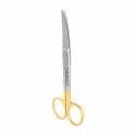 Sharp-blunt scissors with TC, curved - 14.5 cm