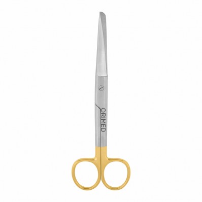 Sims scissors with TC, sharp/blunt, straight, L- 16.5 cm