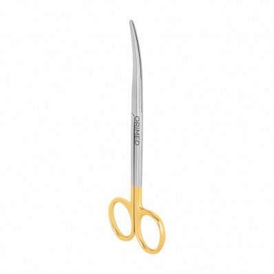 Metzenbaum scissors with TC, blunt/blunt, curved, L- 14.5 cm