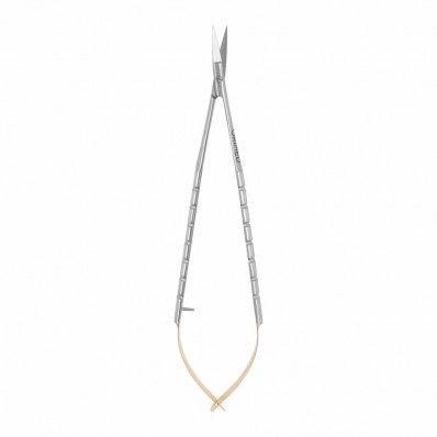 Microsurgical Westcott scissors with TC, straight, L- 18 cm