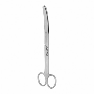 Sims scissors, blunt/blunt, curved, L- 18.5 cm