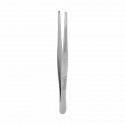 Tissue tweezer Standard, 2x3 teeth, straight, L- 14 cm