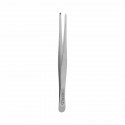 Tissue tweezer Standard, 1x2 teeth, straight, L- 14.5 cm