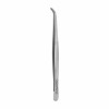 Tissue tweezer Standard, 1x2 teeth, curved, L- 16 cm