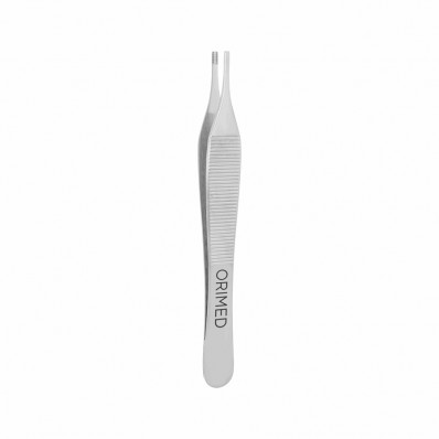 Tissue tweezer Adson-Brown with micro teeth, straight, L- 12 cm