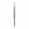 Tissue tweezer Gerald, 1x2 teeth, straight, L- 17.5 cm