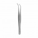 Surgical suture tweezers, dia 1.6 mm, curved, L- 15 cm