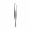 Surgical suture tweezers, dia 1.6 mm, curved, L- 15 cm