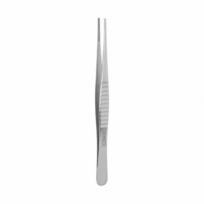 De Bakey atraumatic tweezer, straight, W- 2 mm, L- 16 cm