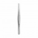 De Bakey atraumatic tweezer, straight, W- 2 mm, L- 16 cm