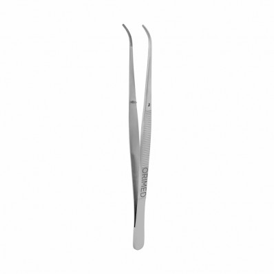 Dissecting tweezer Semken, curved, L- 15 cm