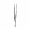 Dissecting tweezer Semken, curved, L- 15 cm