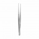 Tissue tweezer Semken, 1x2 teeth, straight, L- 15 cm