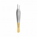 Tissue tweezer Adson with TC, straight, L- 12 cm