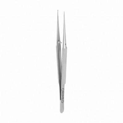 Microsurgical tweezer Fig. 6, 1x2 teeth, straight, L- 15.5 cm