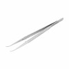 Microsurgical tweezer with lock, curved – 15.5 cm