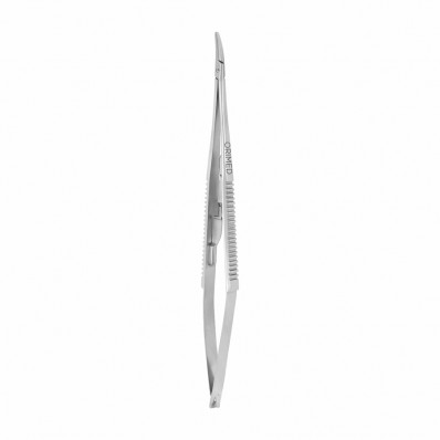 Needle holder Castroviejo, curved, L- 18 cm