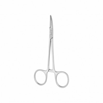 Delicate hemostatic forceps, Micro-Mosquito, curved, L- 12 cm