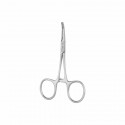 Hemostatic forceps, Kocher, 1x2 teeth, curved L- 10 cm