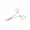 Hemostatic forceps, Kocher, 1x2 teeth, curved L- 12 cm