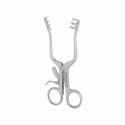 Weitlaner retractor, 3x4 teeth, sharp, L- 13 cm