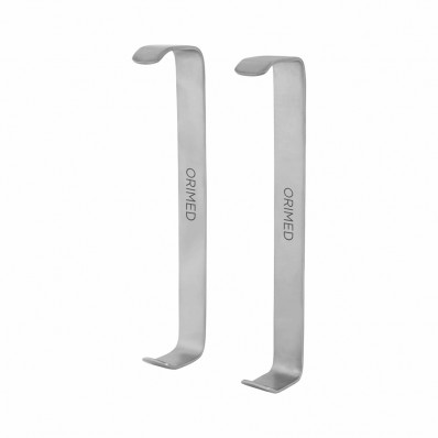 Retractor Farabeuf, L- 15 cm, 24x16 mm, 28x16 mm, set of 2 pcs