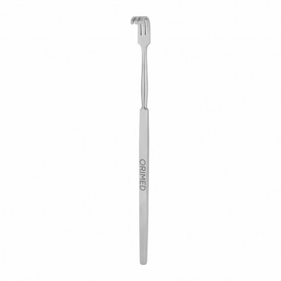 Retractor Volkmann, blunt, 3-pronged, L- 16 cm