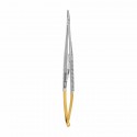 Needle holder Castroviejo with TC, straight, L- 18 cm