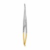 Castroviejo needle holder with TC, curved - 18 cm