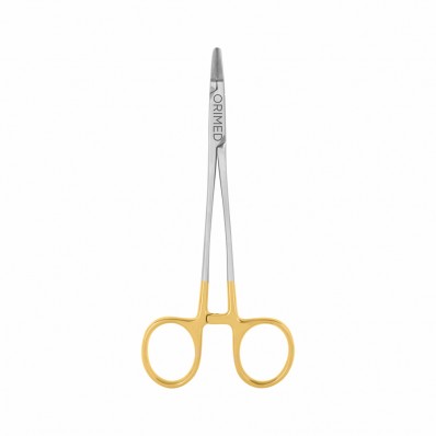 Needle holder Crile-Ryder with TC, straight, L- 14.5 cm