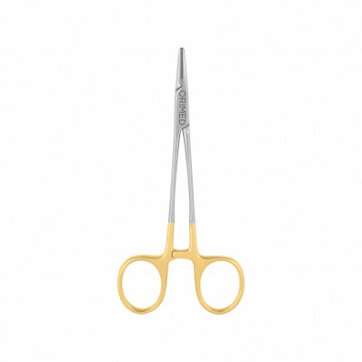 Needle holder Micro-Vascula with TC, straight, L- 13 cm